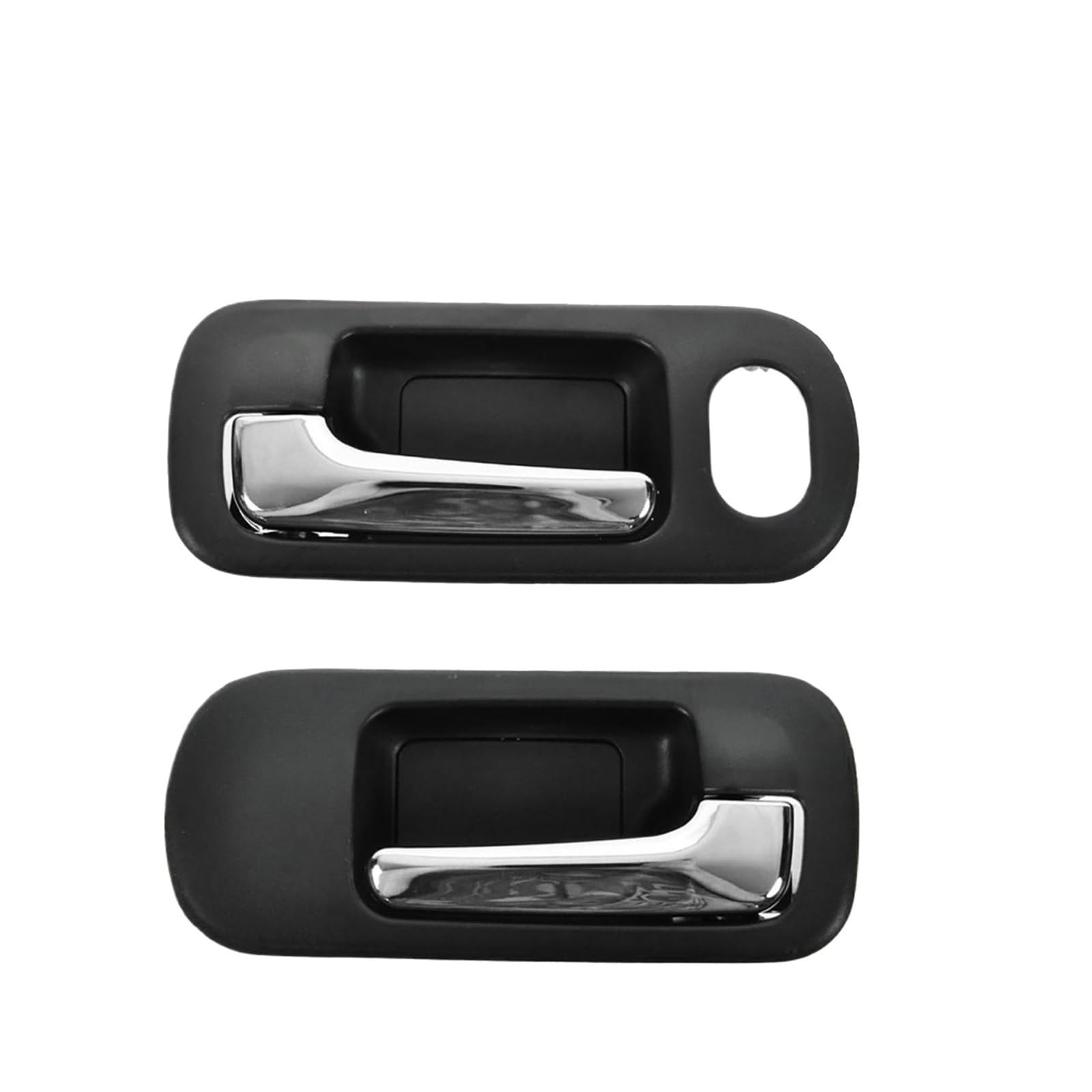 Aphkqost Front Left And Right For Civic For Sedan 2001 2002 2003 2004 2005 2Pcs Front Rear Car Interior Inside Door Handle Black Chrome Interior Door Handle Inner