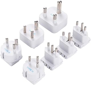 Ceptics - 7 Extra SWadAPt Attachments for World Travel Adapter, Compatible with Dual Voltage Rechargeable Devices, Travel Adaptor Attachments for International Travel