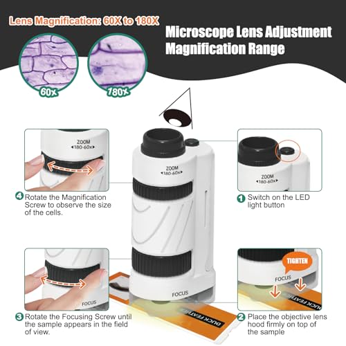 Setflags SD663 Kids Microscope,Setflags Pocket Microscope thumb #4