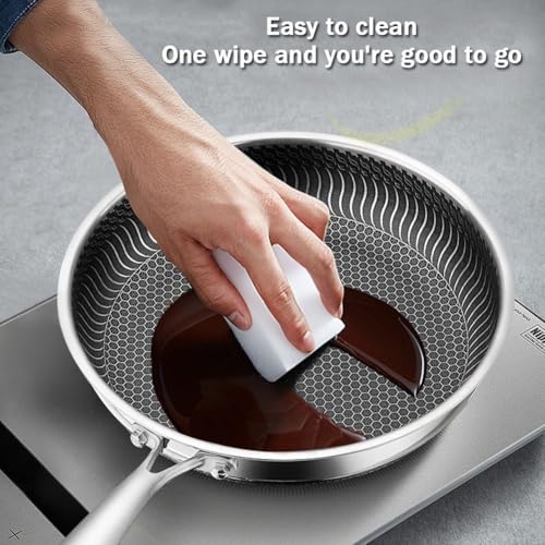 Sartén Wok Antiadherente con Tapa, Acero Inoxidable 28 cm miniatura 7