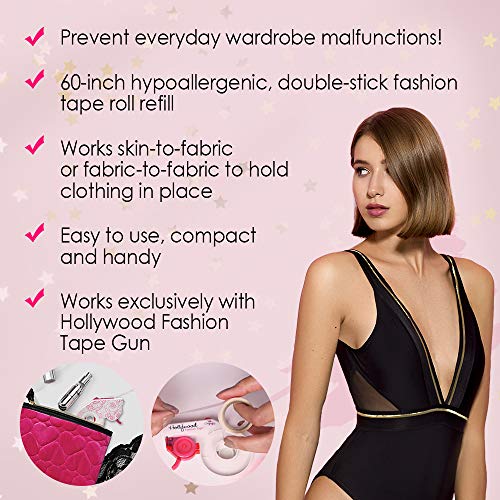 Hollywood Fashion Secrets Tape Gun, Refillable Tape Dispenser Refill #TOP3