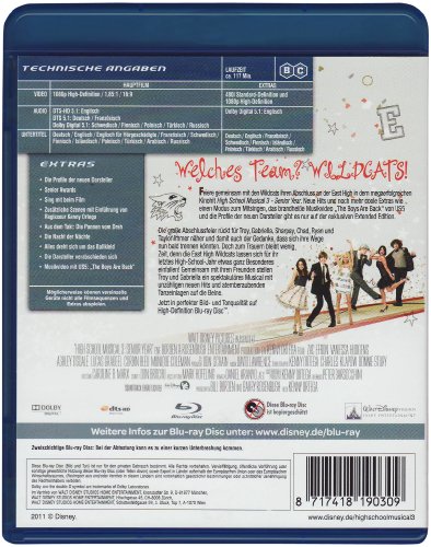 High School Musical 3: Senior Year [Blu-ray] [Import allemand] image 5