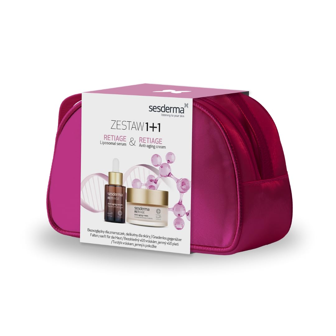 Sesderma Reti Age Creme + Serum Set - Anti-Aging Pflege für reife Haut | 50 ml Creme + 30 ml Serum