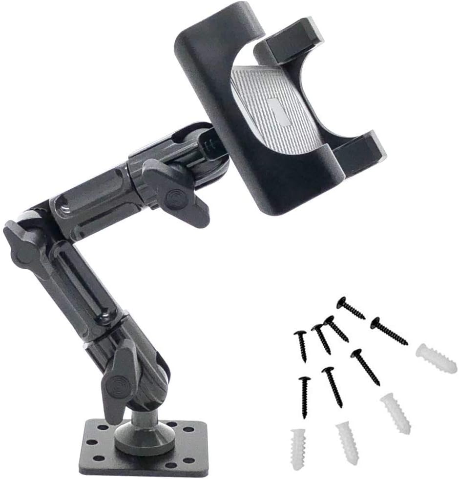 ChargerCity Universal ELD Drill Base Industrial Alloy Heavy Duty Metal Mount Holder for All Tablets and Smartphones Device Pro (All Generations)