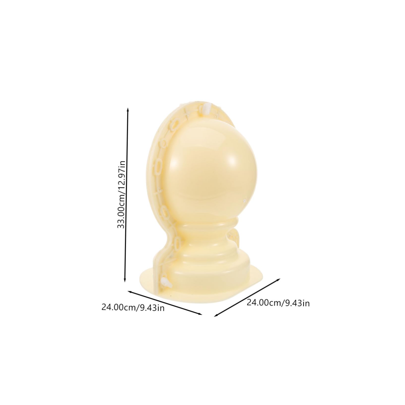 Kisangel Stampo Per Forma Di Sfera Stampo in Plastica Fai Da Te Per Ornamenti Di Balaustra Decorazione Per Recinzioni Di Balcone