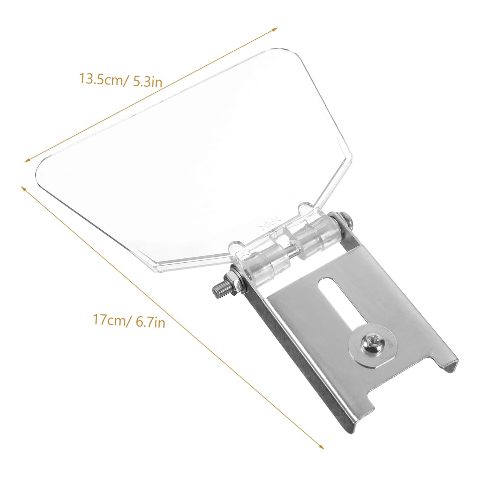 LIFKICH Stainless Steel Bench Eye Shield 2pcs Bench Shield Kit Secure Eye Protection Quick Assembly