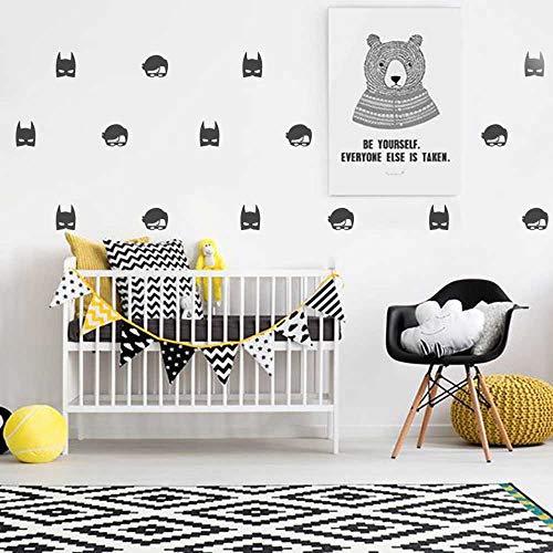 Interesting Batman Wall Stickers Kids Room Decoration Stickers Cartoon Avatar for Kids Rooms Decoration in Batman Wall Decor