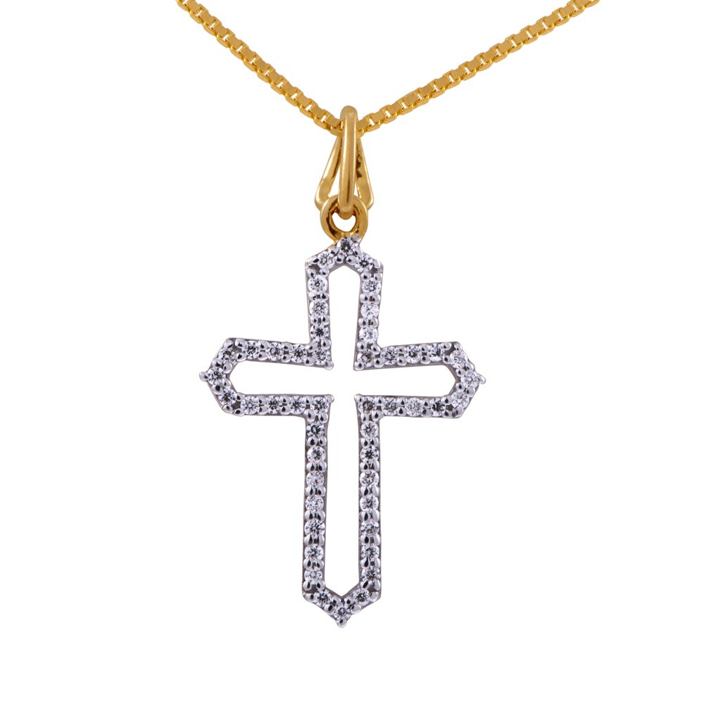 Pride Diamond Collection 18K Yellow Gold and Diamond Pendant-image-44