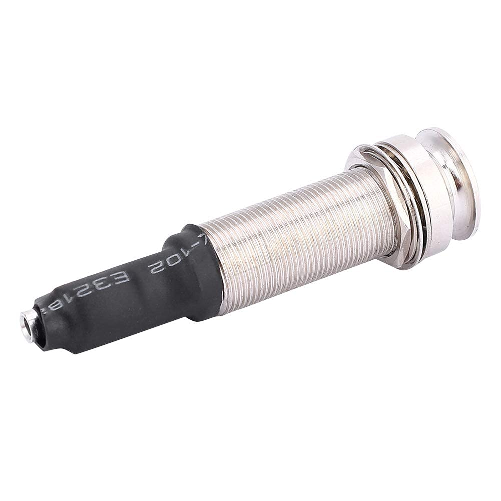 Adapter do gniazd pickup piezo, 6,35 mm wyjście 2,5 mm wejście Jack końcówki gitarowej Upgrade akcesoria do gitary akustycznej Wbudowany pręt Piezo Pickup Akcesoria do czujników dźwięku