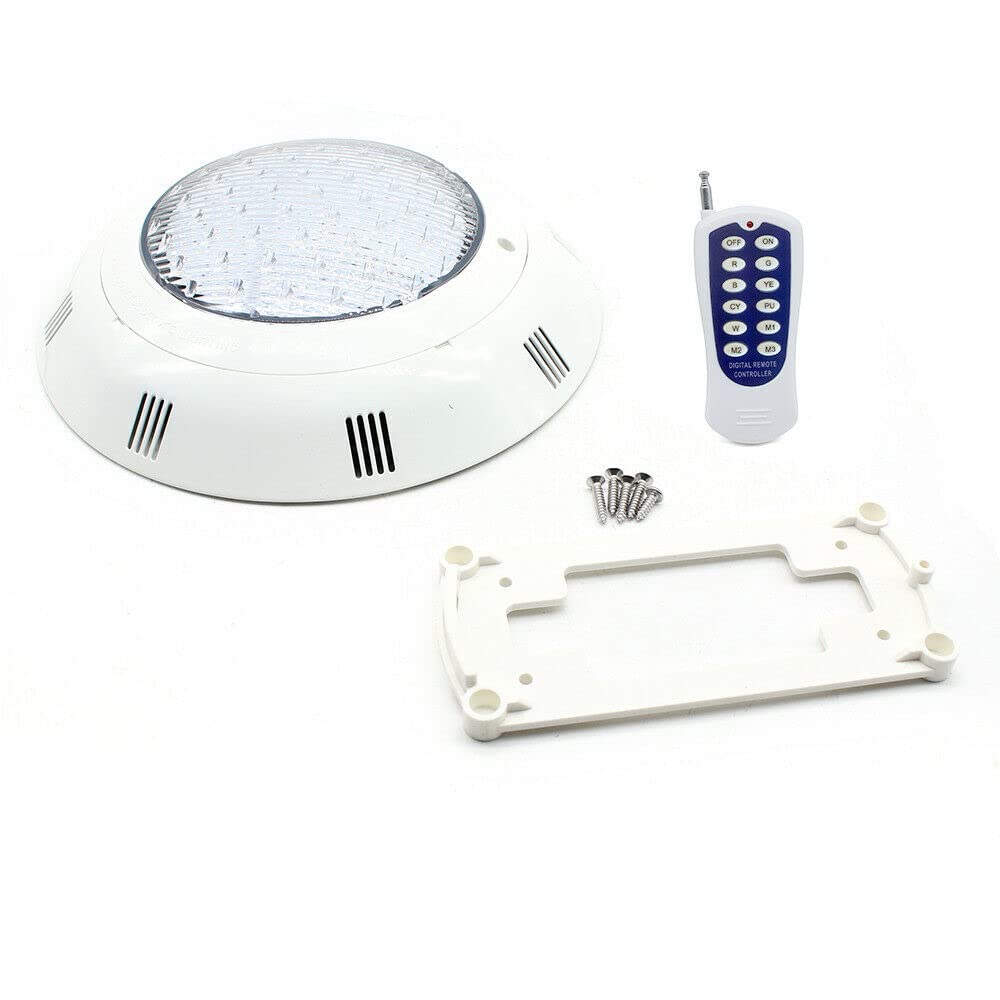 Futchoy 450-LED RGB Einbau Pool Licht Beleuchtung Schwimmbad-UnterwasserScheinwerfer mit Einer Fernbedienung geliefert Schwimmbad, Badewanne, Heimaquarium (RGB36W)