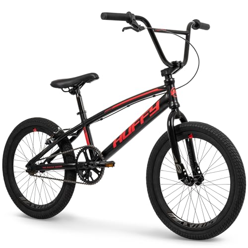 Huffy Axilus Kids BMX Bike, Intermediate Rider, Boys and Girls Bikes, 20-Inch Wheels, Steel Frame...