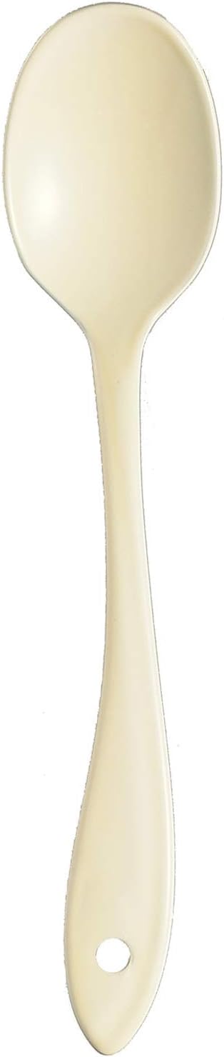 Nagao Tsubamesanjo Enamel Coffee Spoon, Ivory, Made in Japan