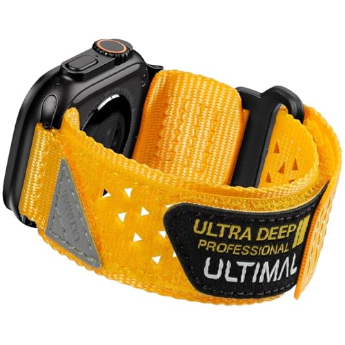 ULTIMAL �݊� ���� Apple Watch Ultra 3/2/1 �V���[�Y 11/10/9/8/7/6/5/4/SE/SE2/SE3�A�i�C�����������D��X�g���b�v �j���p 49mm 46mm 45mm 44mm