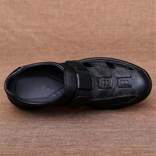 Men Sandals Male Hollow Out Sandalias Breathable Beach Shoes Soft Bottom Outdoor Lightweight Footwear(42)3