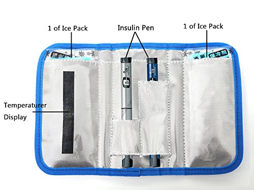 Vianber Borsa termica portatile per insulina Borsa...