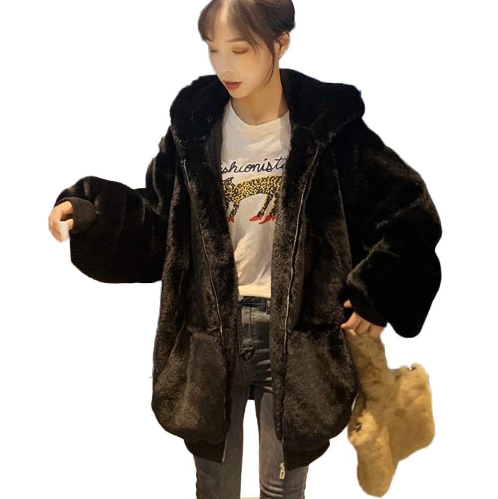 Amazon | [JINPIN] ボアブルゾン レディース ボアジャケット ファー 