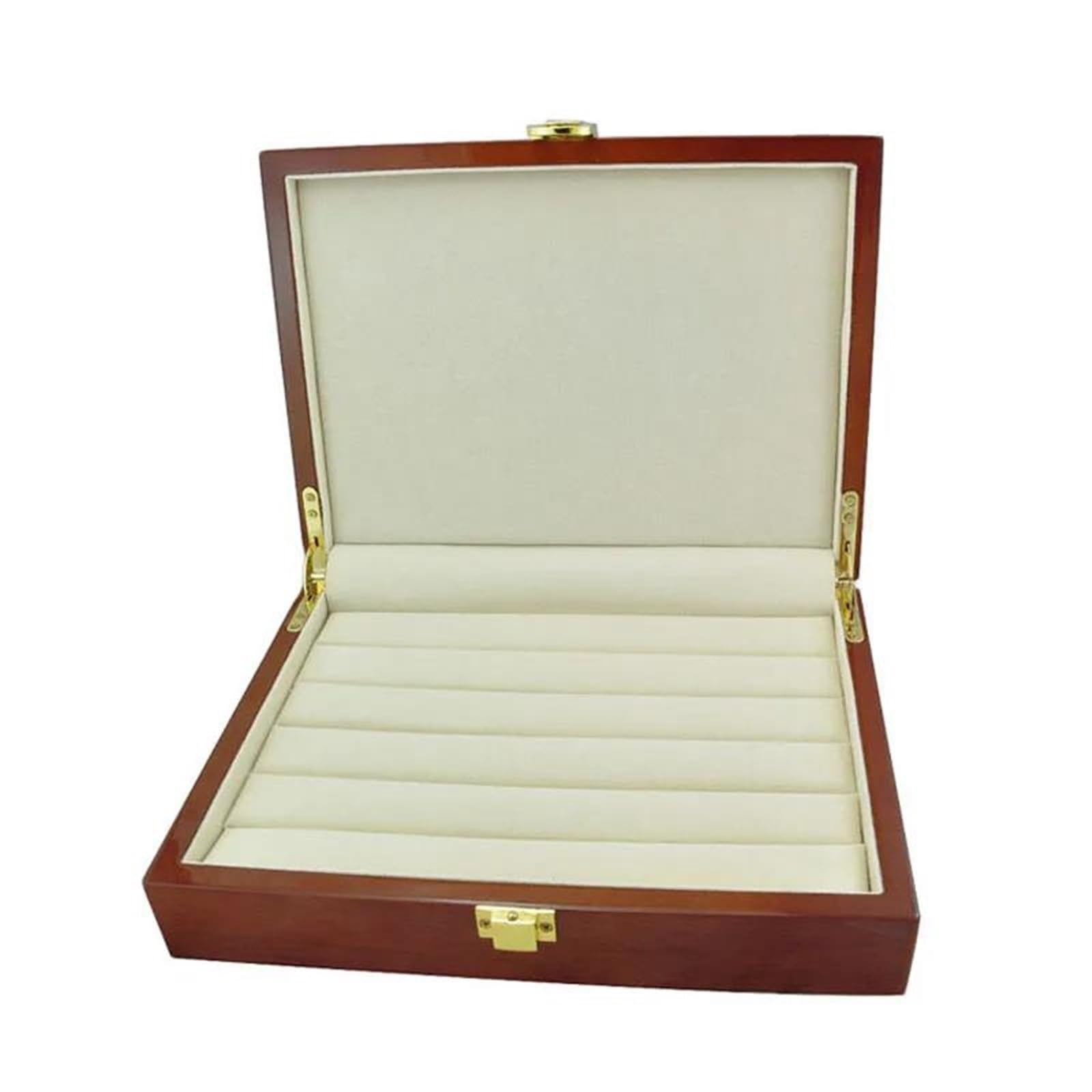 Caja Gemelos Cajas Regalo Anillo Joyería Lujo Capacidad Caja Madera Pintada Ideias De Presentes Organizador Joyas