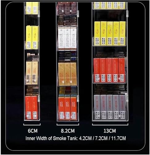 Petites étagères de présentation de vente au détail pour ranger les paquets de tabac