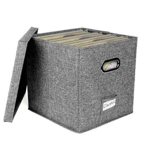 Boîte de rangement empilable vinyle et organiseur portable de bureau - 2