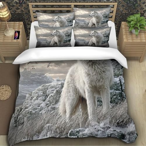 Housse de couette effet 3D super douce microfibre légère