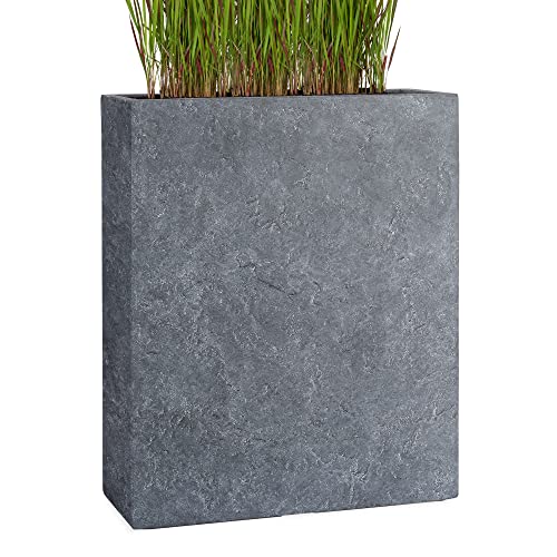 Pflanzwerk® Pflanzkübel Divider Lava Anthrazit 72x60x25cm Blumentopf *Frostbeständig* *UV-Schutz* *Qualitätsware*
