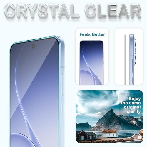Image of FIRST MART Tempered Glass Screen Protector for Oppo Reno 15 / Reno 15C - Full-Glue Screen Guard, 3D Edge to Edge, HD Clear, Bubble-Free, Case-Friendly, Black, Pack of 2