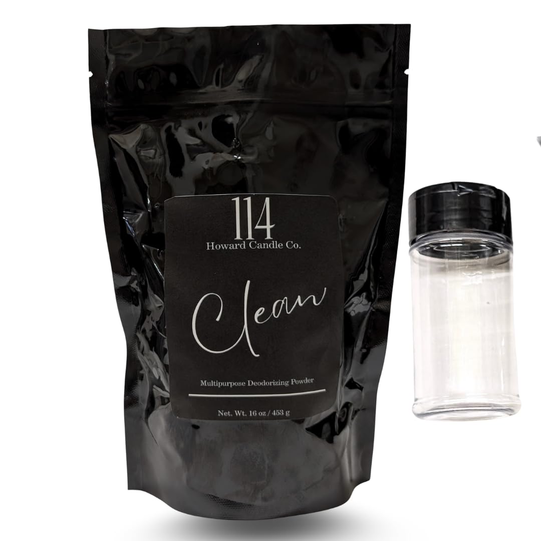 Powerful Clean Linen Fabric & Upholstery Deodorizer & Freshener Powder. Pet Odor Eliminator. For Strong Odor & Pet Urine. Safe For Homes With Pets. Use for Furniture,Carpet,Rug.Mattresses,Cat Litter