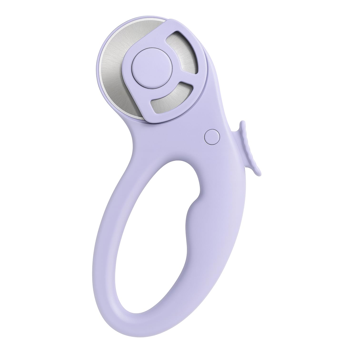 Cutter rotatif 45 mm lavande pour tissu et couture avec poignée ergonomique
