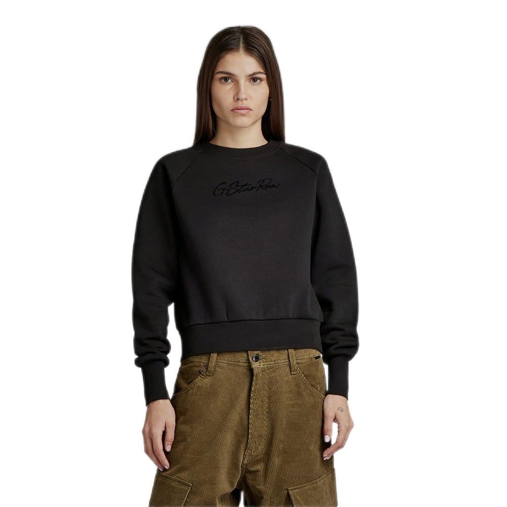 G-Star Women's Autograph Sweater, Black (dk black D24217-D425-6484), L