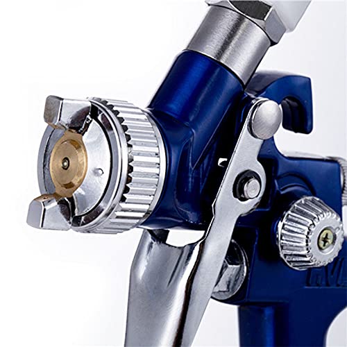 ANCLLO 1.0mm Mini HVLP Luchtspuitpistool Airbrush Kit Touch Up Verf Sproeier Zwaartekracht Feed Luchtborstel Set Auto Schilderen voor Spot Reparatie - Image 4