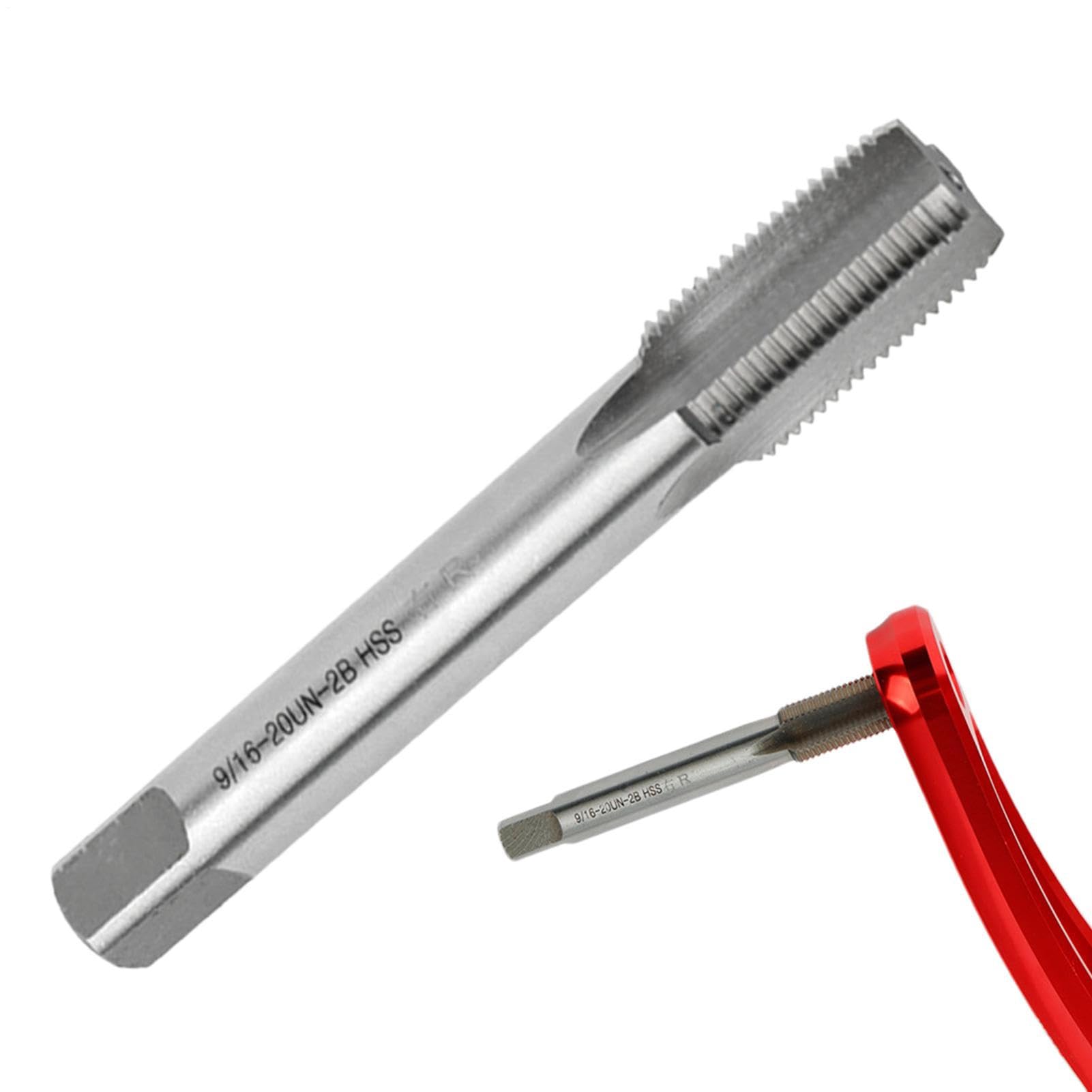 9/16-20 Thread Tap Right Hand | Bike Pedal Thread Repair Tool | Bicycle Crank Tapping Rod, Hand Tap, Right Pedal Tapping Repair Tool