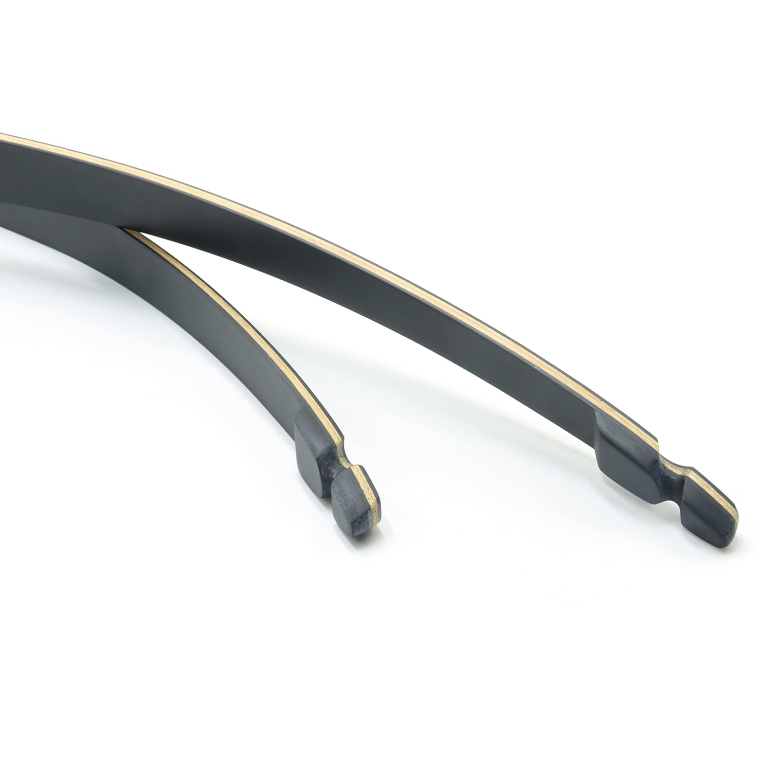 Black Hunter Wurfarme Langbogen Gliedmaßen Wurfarme 25-60lbs (60lbs)