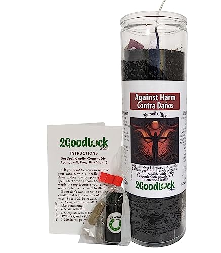 Against Harm Dressed Candle Kit - Veladora Kit Contra Daños