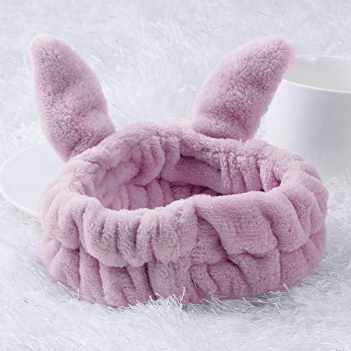Fascia per capelli orecchie di coniglio carino