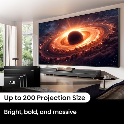 Hisense L9Q Ultra Short Throw Triple Laser Projector, 4K UHD, 5,000 ANSI Lumens, 5000:1 Contrast, 80” - 200”, Dolby Vision & Atmos, IMAX Enhanced, Google TV, Pantone Validated, Sound by Devialet - Image 6