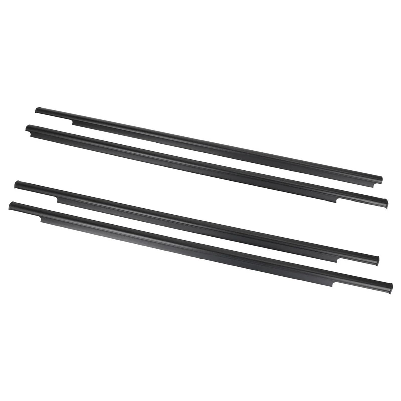 Nhabxgds Outer Windows Fit For Outlander 07-12 Waterproof Car Pressure Sealing Strip Accessories 4X Car Outer/Inner Windows Weatherstrip(Outer Windows)