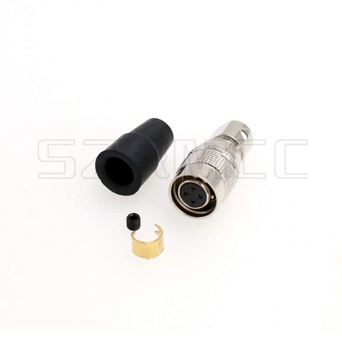 SZRMCCHirose HR10A-7P-4S 4 Pin Female Connector Plug for SmallHD Monitor Industrial Camera (4 Pin, Female)