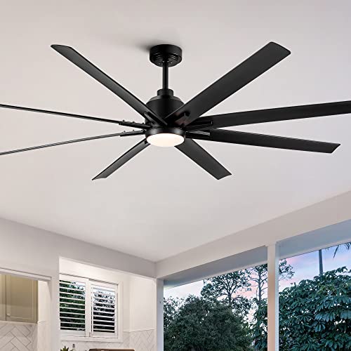 Awlstar 72 Inch Ceiling Fans with LED Light, 3 Color changable LED Light Ceiling Fans with 8 Blade and Down Rod, 6 Speed DC Motor, Ceiling Fan for Bedroom, Living Room, Kitchen (72in Black) Awlstar 72 Inch Ceiling Fans with LED Light, 3 Color changable LED Light Ceiling Fans with 8 Blade and Down Rod, 6 Speed DC Motor, Ceiling Fan for Bedroom, Living Room, Kitchen (72in Black)