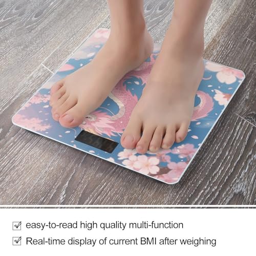 Báscula digital para baño Cherry Blossom Dragon 400 lb miniatura 5
