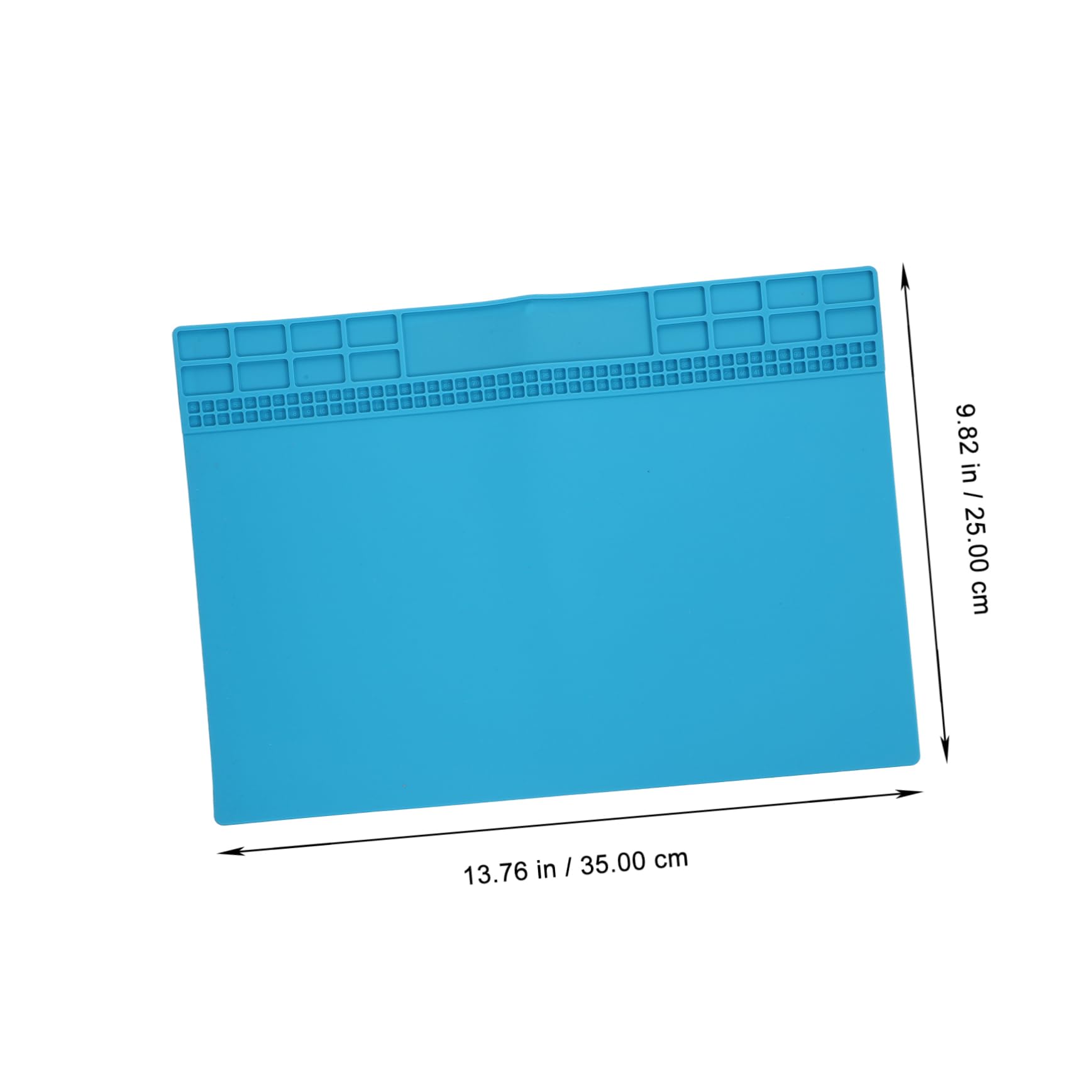VILLCASE Electronics Repair Mat Heat Insulation Silicone Pad for Soldering Durable Work Surface for Cell Phones Computers Cameras and Eyeglasses Repair Non Deformable Design Multiple Parts