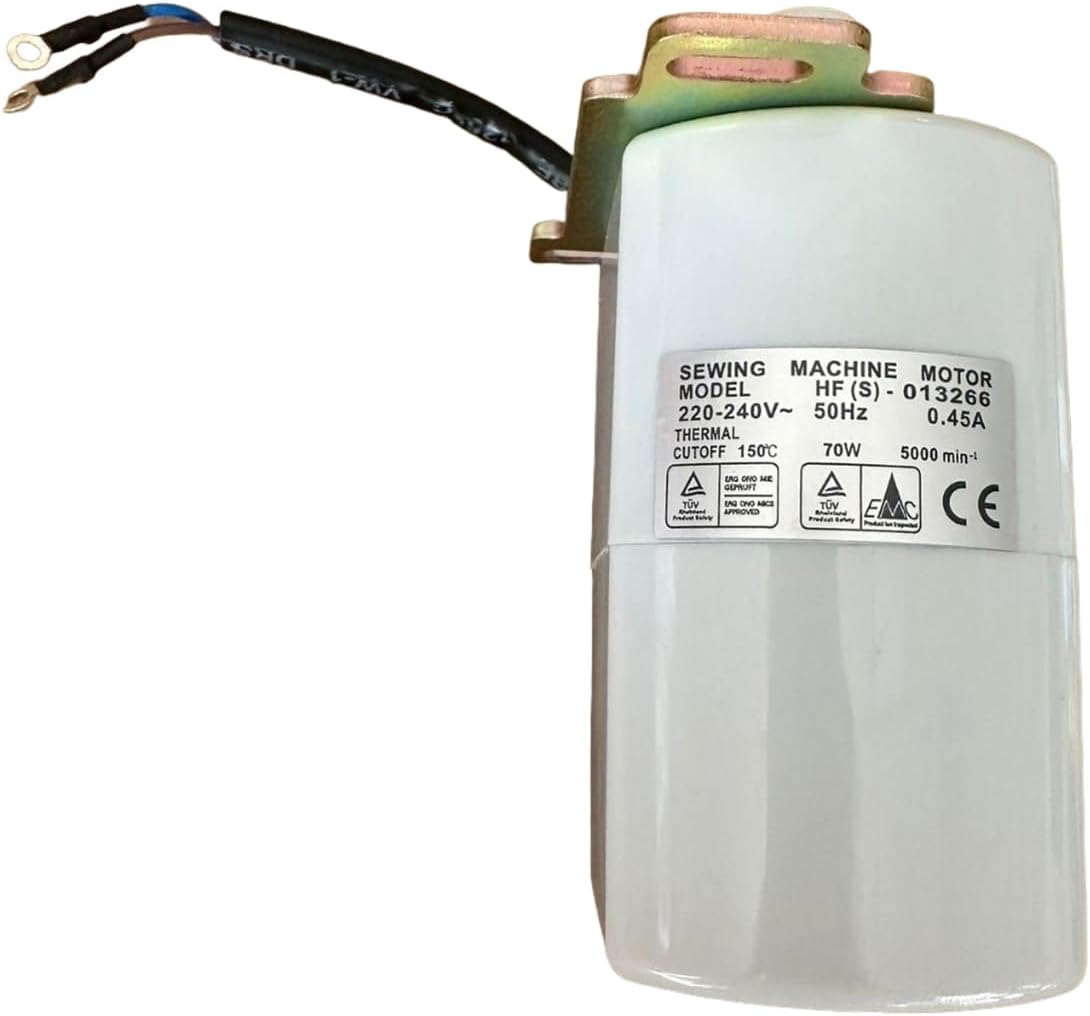 Low Vibrations Sewing Motor with General Mounting Mount Compatible Multiple Machine Models Low Noise Sewing Motor