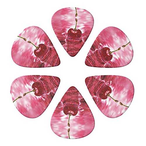 Ensemble de 6 médiators de guitare Red Cherrys pour guitare acoustique, guitare électrique, basse, ukulélé – fin, moyen… - Les Beatles, Paul McCartney, John Lennon, RIngo Starr, George Harrison Ensemble de 6 médiators de guitare Red Cherrys pour guitare acoustique, guitare électrique, basse, ukulélé - fin, moyen… – Image 4