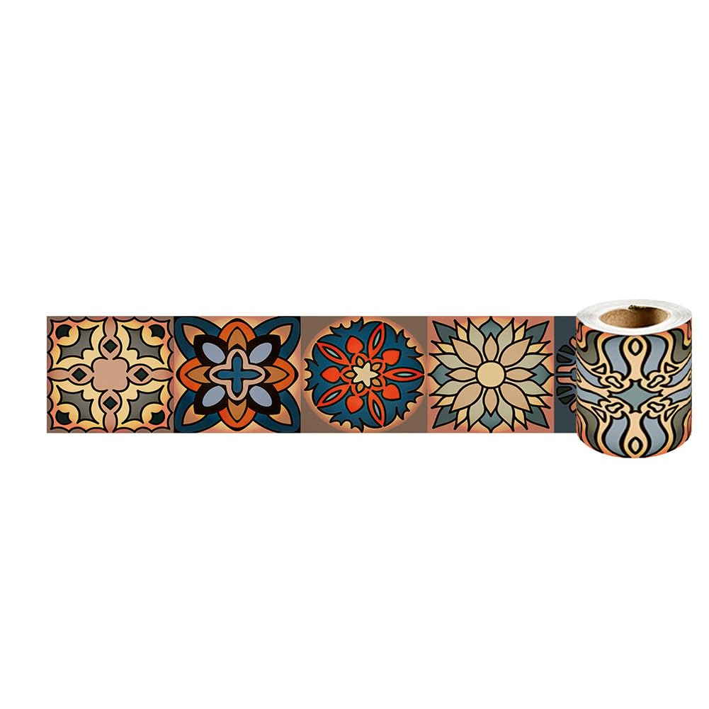 Tmapruvg Black Wallpaper Border Peel And Stick 10Cm*2.4M,3D Decorative Molding Trim Baseboard Sticker Self Adhesive Home Decor For Bathroom Kitchen Backsplash (Black)