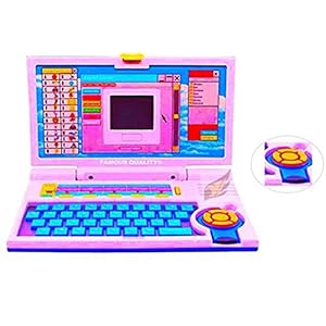 Famous Quality Kids Fun 20 Activities & Games Fun Laptop Notebook Computer Toy for Kids (Multi-Color)