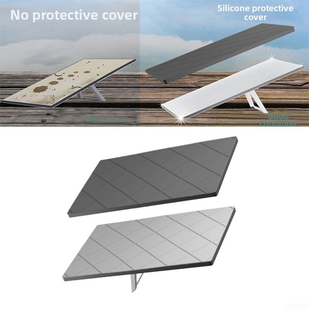 Custodia protettiva antiurto in silicone impermeabile per antenna Starlink, resistente a rocce e grandine, protezione dagli agenti atmosferici all'aperto, colore nero (grigio)