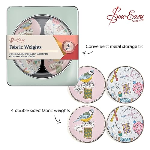 Sew Easy Pattern Fabric Weights - for Sewing Crafts, Pattern Cutting, Dressmaking, Tailoring, Quilting, 4 x 75g, Birds - Image 2