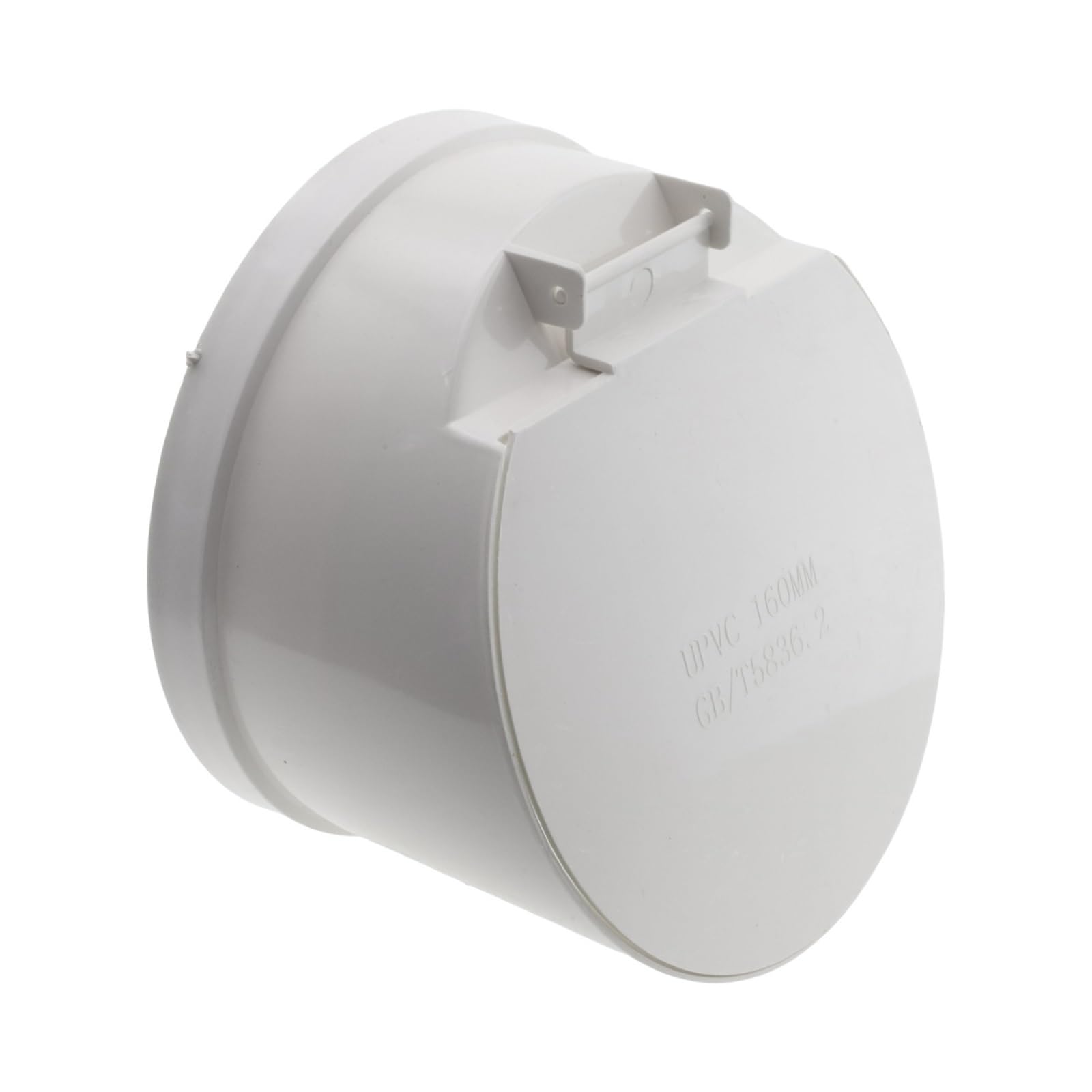 PVC Drainage Pipe Check Valve 50-160mm PVC Drainage Pipe Check Valve Floor Drains Auto Closing Displacement Cover for Sewage Septic Tank Plumbing(160mm)