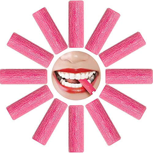 Aligner Chewies, 12-Pack Medical Grade Silicone Orthodontic Chompers Aligner Trays Seaters Chewies for Invisalign Aligners (Pink)