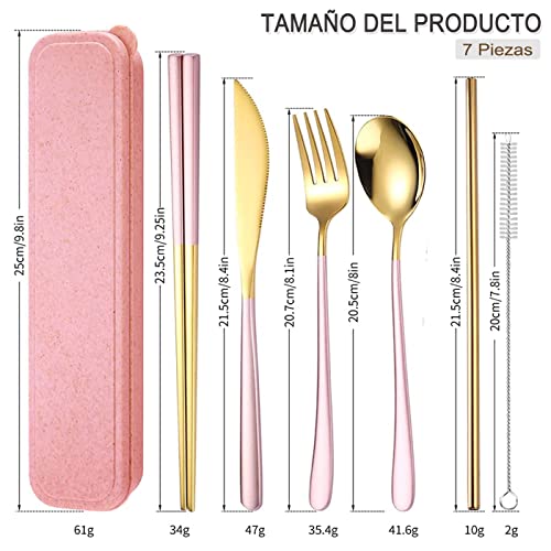 La mejor comparación de Cubiertos portatiles los más recomendados. 20 cubiertos portatiles marca COSIKEY (2)