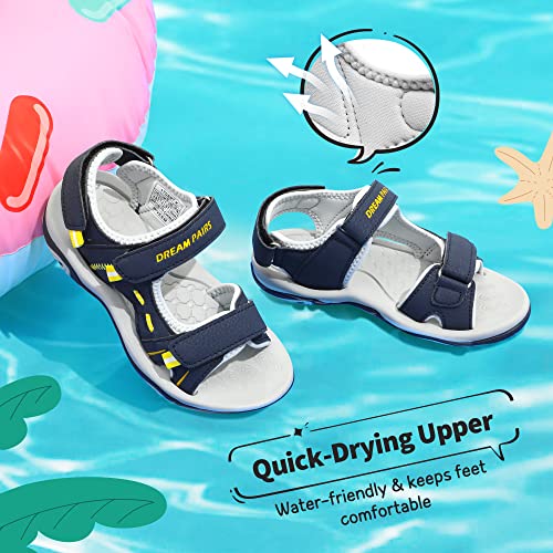 Image of DREAM PAIRS Boys Girls Sandals Kids Athletic Summer Sports Water Shoes for Toddler /Little Kid /Big Kid